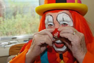 world's oldest performing clown Floyd 'Creky' Creekmore