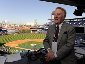 Baseball broadcasting icon Vin Scully (USA) was officially recognised for having the Longest career as a sports broadcaster for a single team, having been behind the mic for an incredible 65 years 5 months and 22 days (as of 23 September).