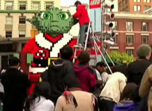 largest Lego Santa Yoda San Francisco