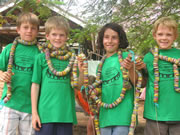 longest string of bottle caps Ambrosoli International School
