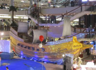 largest ship made of styrofoam wolrd record set by Red Sea Mall