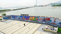largest Rubik's Cube mosaic world record set in Macau China