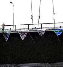 largest bunting line world record