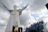 tallest statue of Pope John Paul II world record set in Poland