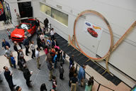 Ford set a new world record for the largest loop by a Hot Wheels car as part of its "Take Your Child to Work Day" initiative. Technician Matt West, who builds custom loops at home to help teach his son about physics, designed a 12.5-foot loop for the record-breaking attempt.