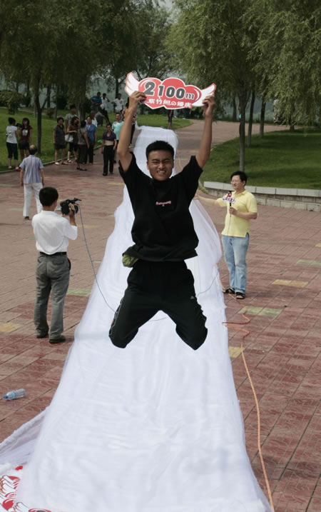 the longest dress in the world