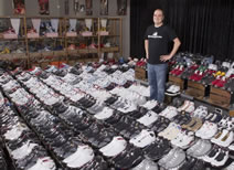 largest collection of sneakers world record set by Jordan Michael Geller