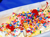 worlds longest ice cream dessert from Webster University