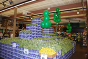 worlds largest artichoke display Ocean Mist Farms and Rouses Supermarkets