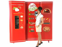first pizza vending machine Let's Pizza Italy
