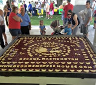 wold's largest cherry pie in George, Washington
