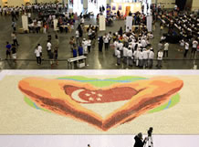 largest cupcake mosaic Singapore