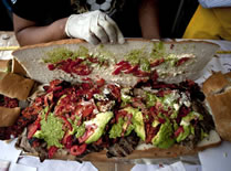 largest torta sandwich Mexico City 2012