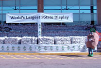 world's largest potato display by Sobeys