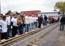 world's longest Bratwurst in Prescott by Mike Ptacek & sons
