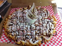 largest funnel cake world record set by Funnelicious 