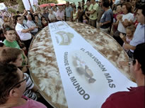largest pastry / largest polvoron world record set at Malaga