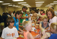 most sandwiches made in on ehour world record set by Action Ministries