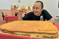 biggest custard cream world record set in Oswestry
