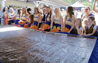 largest brownie world record set by Something Sweet Bake Shop in Daphne