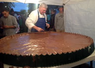 largest peanut butter cup world record set by The Village Chocolate Shoppe in Bennington