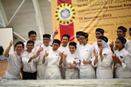 Republic Polytechnic's School of Hospitality (SOH) celebrated its fifth anniversary and at the same time officially opened its new state-of-the-art training facilities. A new world record for the longest flavoured pasta was also broken at 501.92 meters in length. The pasta was then cut up and distributed amongst care giving organisations which benefited 250 elderly.