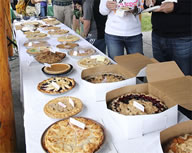  Antoine and Tania Issa broke the Guinness World Records' world record for the most money spent on a single pie at auction. The Issa's purchased Renae Chrisman's pie for $5,000. The previous Guinness World Records' world record was $3,100 spent on a pie. The auction was part of the Village Green Foundation's annual Pie in the Park fundraiser, held at Village Green Park.