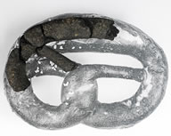 Even though they are 250 years old, the pretzel fragments are similar to today's product. 