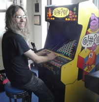 longest Q*Bert video game marathon world record set by George Leutz