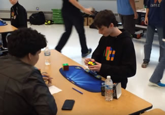  Lucas Etter unmixed the 3x3 cube in just 4.904 seconds, shaving 0.35 seconds off the previous record set by teenage compatriot Collin Burns in April.