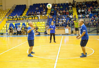 Limassol brothers Dimos and Renos Christodoulides recently broke another Guinness World Record- the longest time spent heading a football between two people? reaching 13 minutes and 54 seconds.