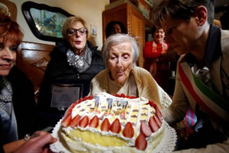  Emma Morano, the world's oldest living person, has celebrated her 117th birthday.