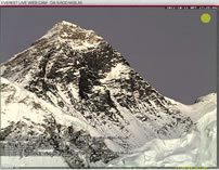 highest webcam on Mount Everest