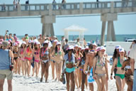 largst bikini parade Panama City