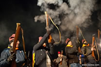 most people sequentially firing muzzle-load arms in Catalunya