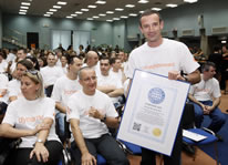 most people contributing to the same manuscript simultaneously Orange Romania sets world record