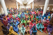 most bodies painted world record set by The Cork Body Painting Group
