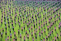 most people dancing with hula hoops world record set in Thailand