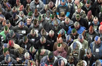 largest gathering of people with Mohican/MOhawk hairstyle world record set in Dublin 