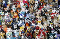 largest parade of people in fur suits world record set  during the Anthrocon convention in Pittsburgh