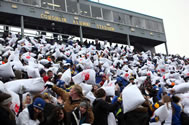 Super 8, the world's largest economy hotel chain, celebrated 40 years of hospitality by joining TV host and former NSYNC pop star Joey Fatone in South Dakota to break the Guinness World Records record for the largest pillow fight; held at South Dakota State University's Coughlin-Alumni Stadium, the effort saw exactly 4,201 students, alumni, parents and fans take part in a fun-filled pillow fight challenge, setting the new world record for the Largest pillow fight, according to the World Record Academy: www.worldrecordacademy.com/.