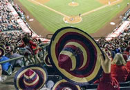  In honor of Cinco de Mayo, the Angels successfully set a World Record for the largest gathering of people wearing sombreros. The official total of people wearing sombreros inside Angel Stadium for the record was 25,111.