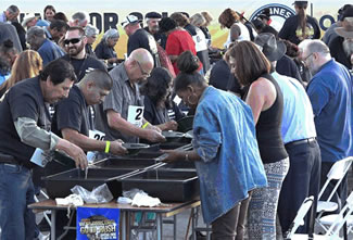 Soboba Casino guests break the Guinness World Records world record for "Most People Panning for Gold".