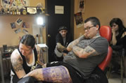 longest tattoo session by Robin H.M. in Norwalk