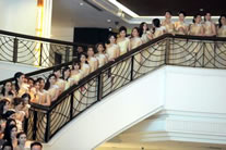 most bridesmaids at a wedding