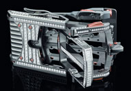 The luxurious Roland Iten Calibre R822 Predator is made from 18-carat white gold and will set its wealthy owner back 350,000 - or double the cost of a Ferrari 458 supercar. This extravagant accessory is also made out of titanium and features 167 components - all with self-cleaning mechanisms.