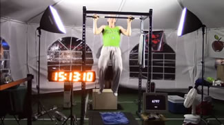 Seventeen-year-old high school junior Andrew Shapiro shattered three Guinness World Records at a fundraiser for the American Cancer Society. 