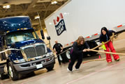 Heaviest Vehicle Pulled 100ft by a Woman: Lia Grimanis breaks Guinness World Records' record