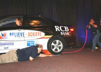 heaviest vehicle lifted with the breath: Brian Jackson breaks world record