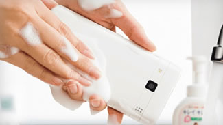 Japanese electronics company Kyocera has introduced 'Digno Rafre', world's first soap-proof washable smartphone.